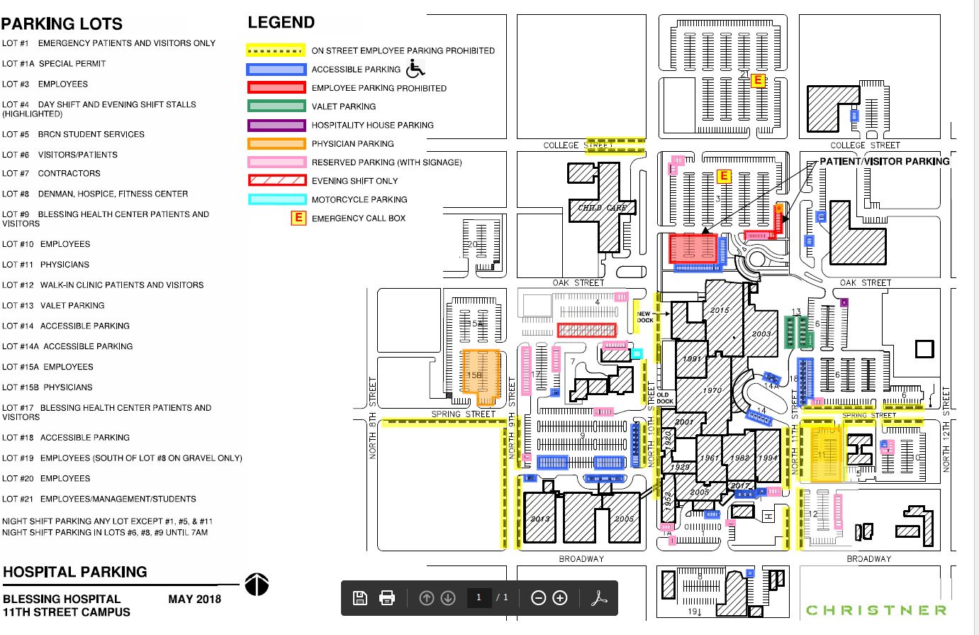 quincy university campus map